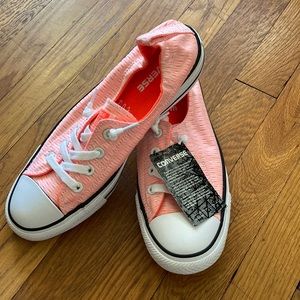 NWT Womens Converse All Star Shoreline Orange & White